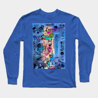 Street Design Tags Urban Stickers NYC Long Sleeve T-Shirt